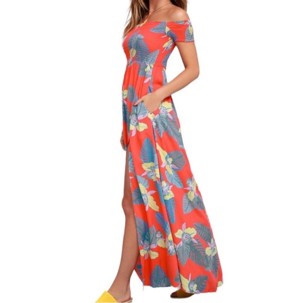 Lulu’s tropical print floral maxi dress - Picture 2 of 11